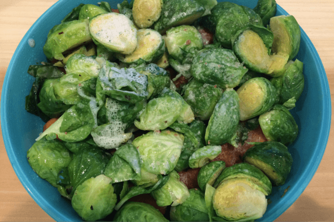 Biggi Does Detox Day 1 Brussel Sprouts